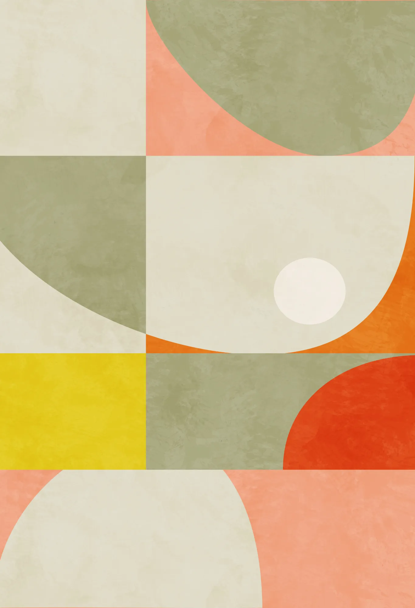 Sommerliche kreise in der natur