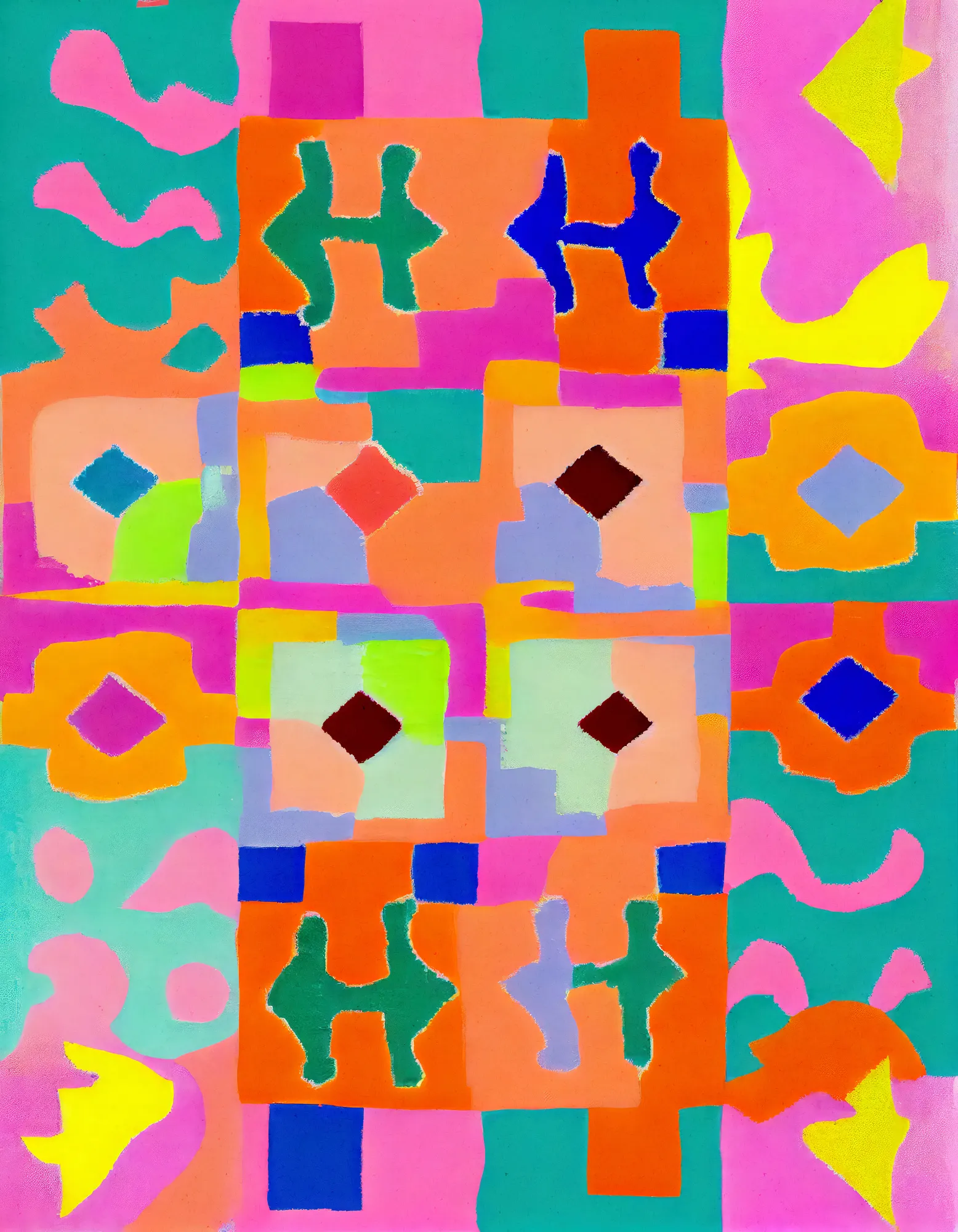 Vivid geometric tapestry von treechild