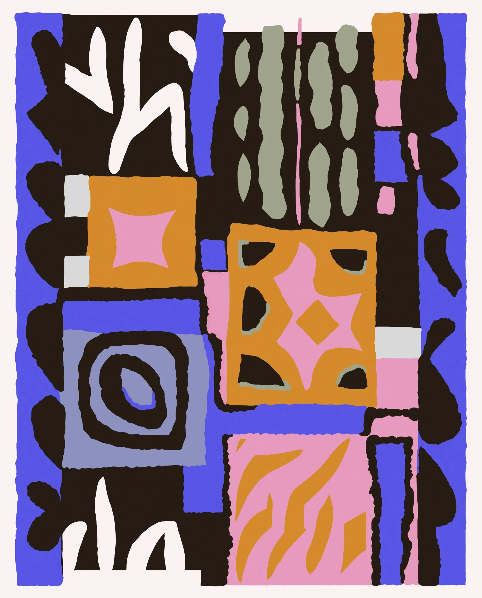 Colorful geometry von treechild in vertikaler ausrichtung