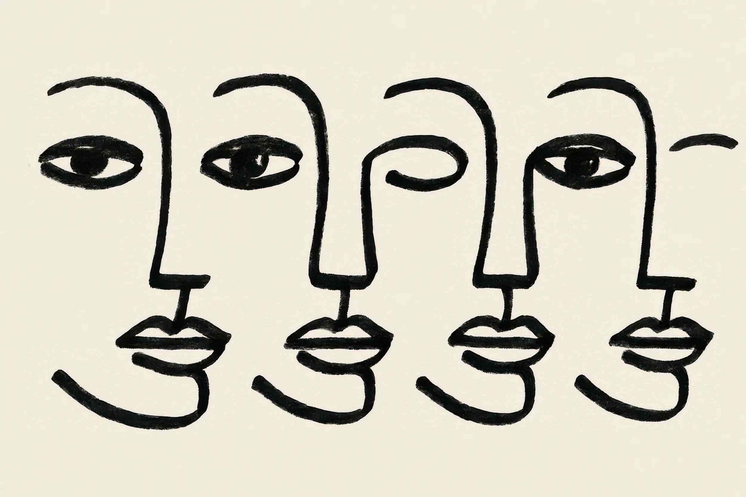 Gesichter in Harmonie von Treechild