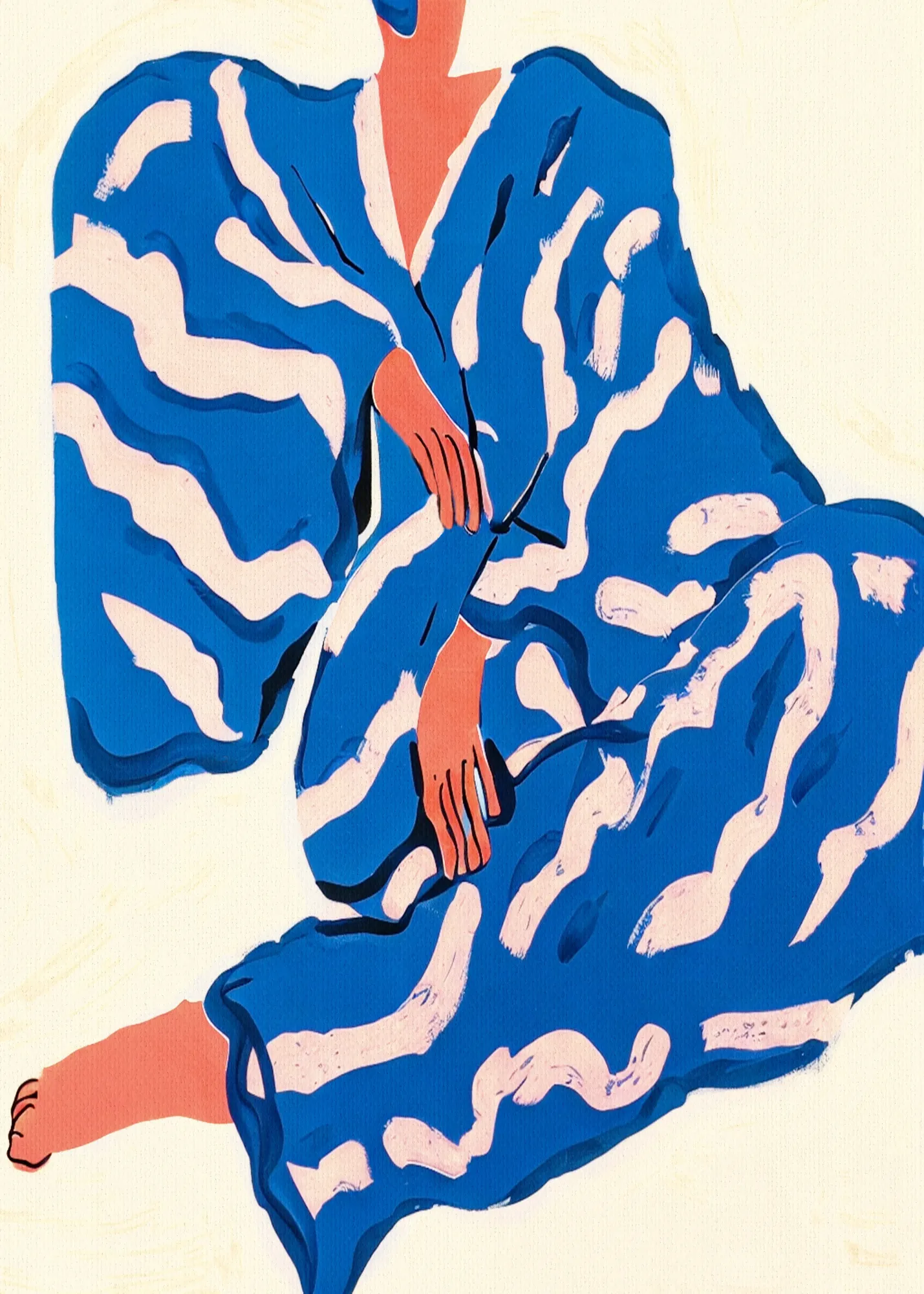 Portrait indigoreverie von the printable studio