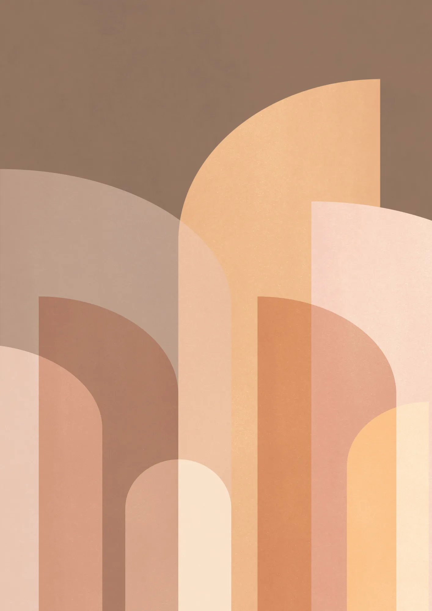 Retro geometric ii von kathrin pienaar