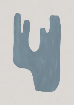 Mid century blue iv von orara studio