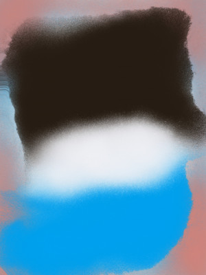 White divide abstract liquify von little dean