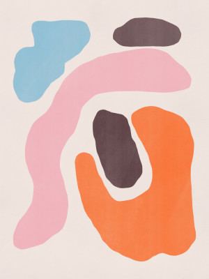 Color pastel abstraction von little dean in vertikaler ausrichtung