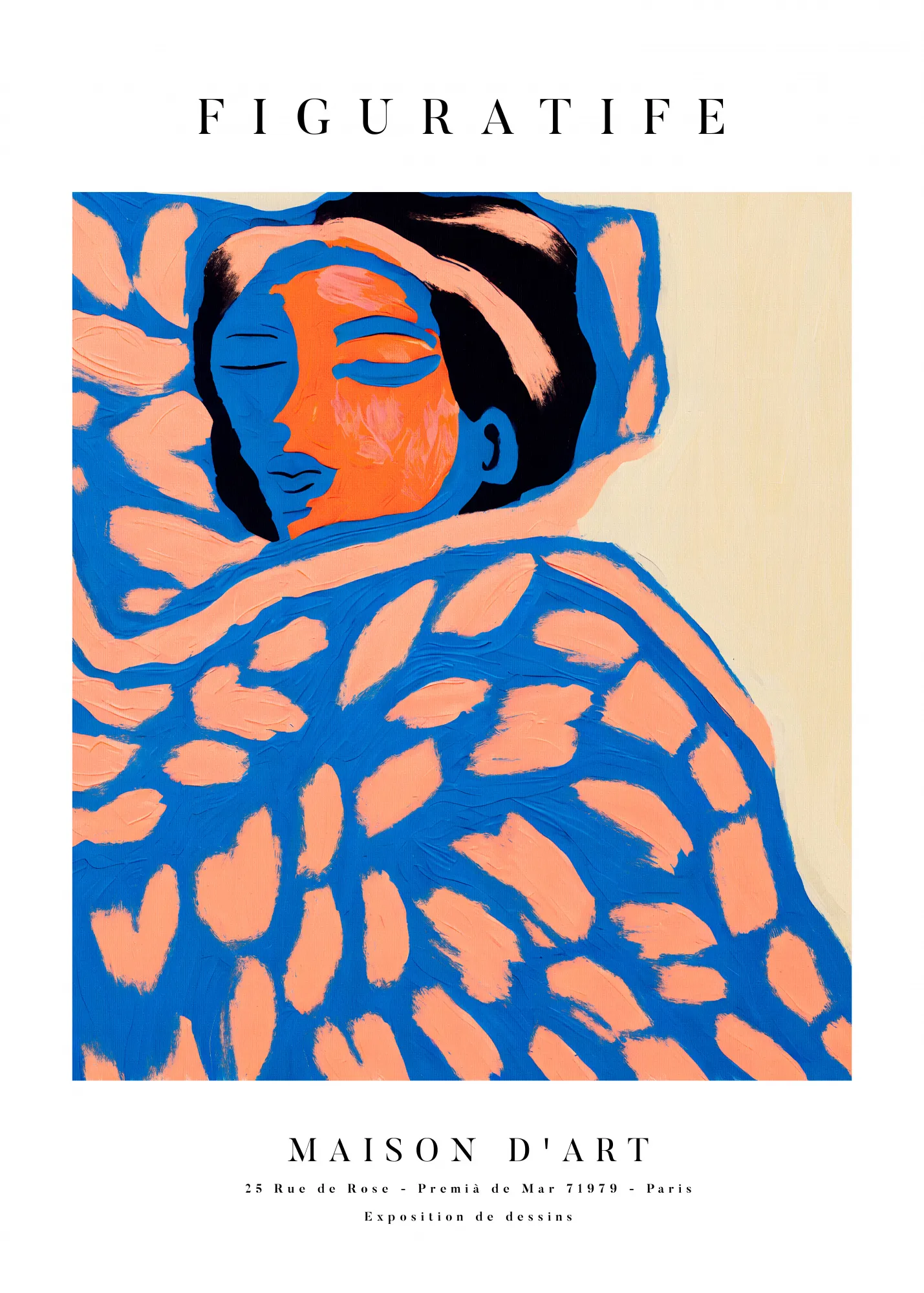 Poster portrait series 02 von the printable studio