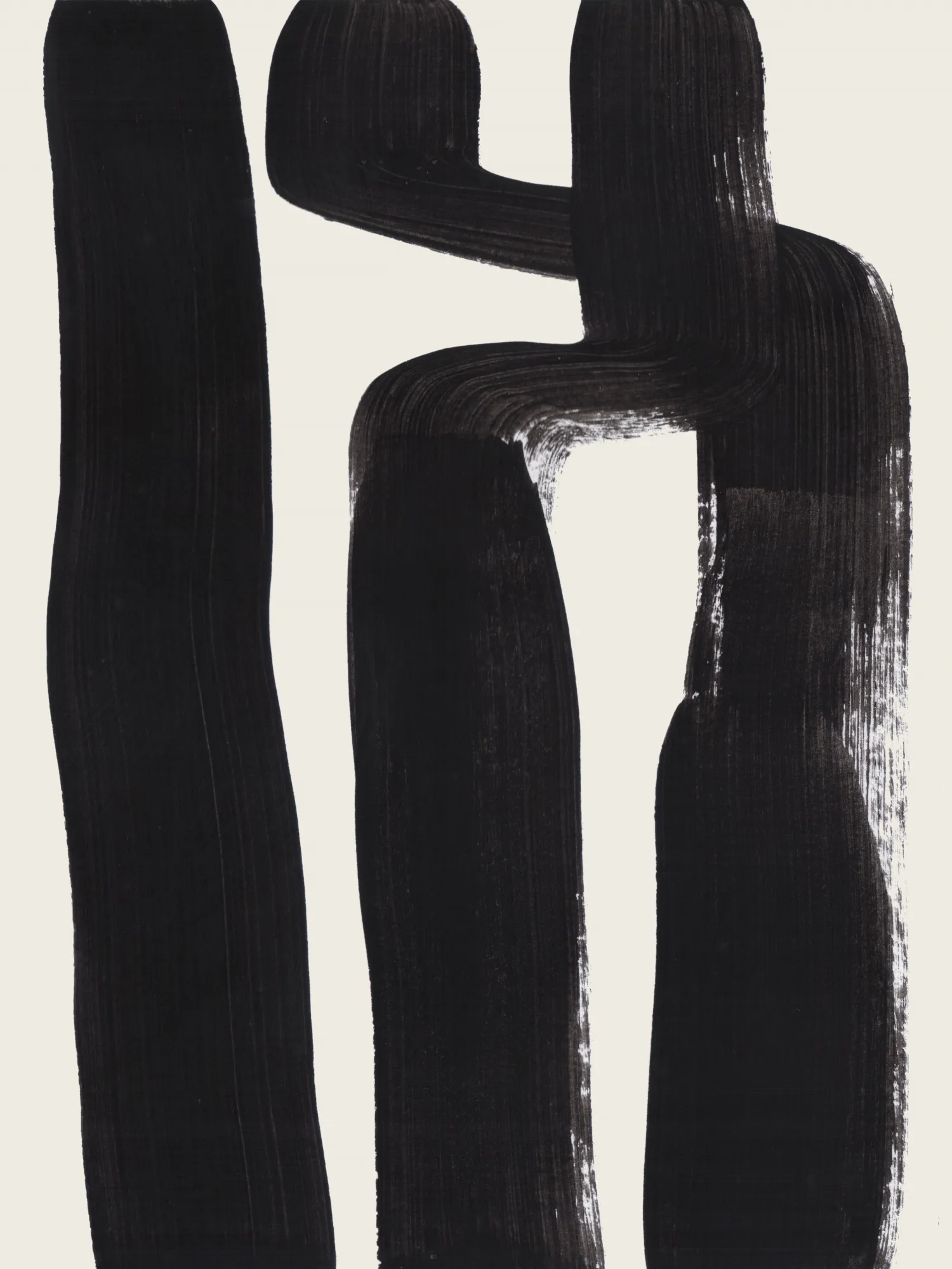 Abstract Black Gestures