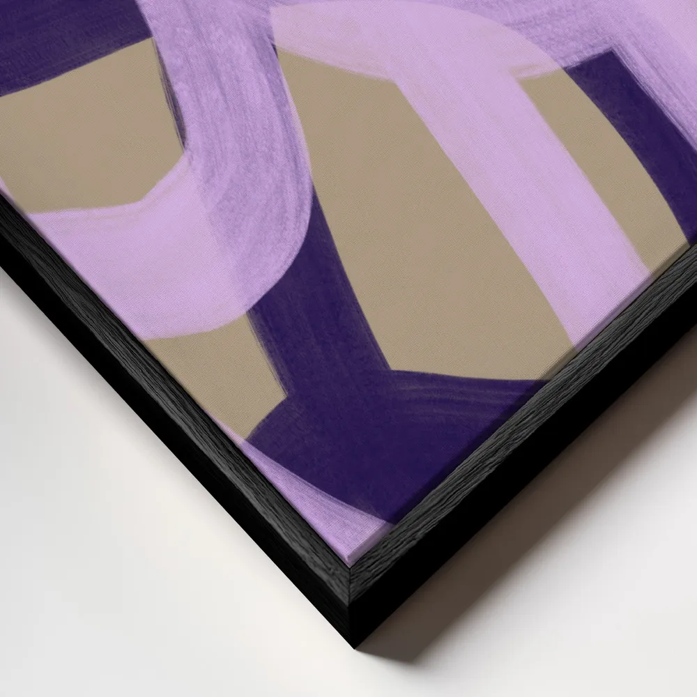 Intertwined Purple and Pink Loops