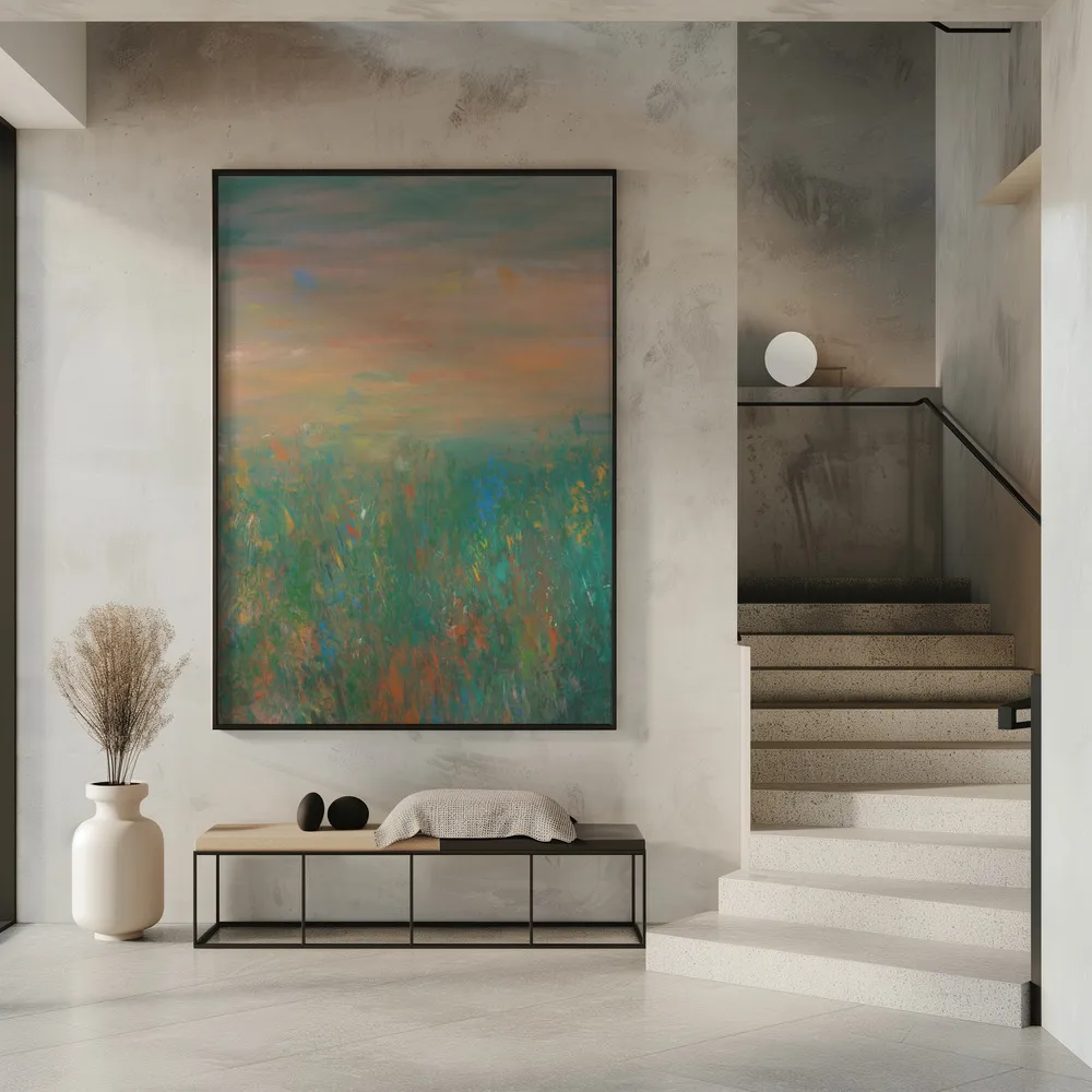 Sunset in bloom von cesare bellassai art in interieur