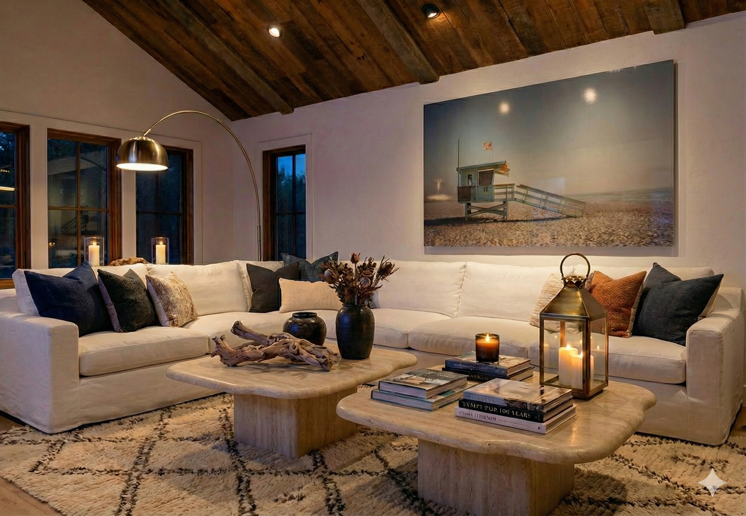 Acrylglasbild mit indirekter Beleuchtung