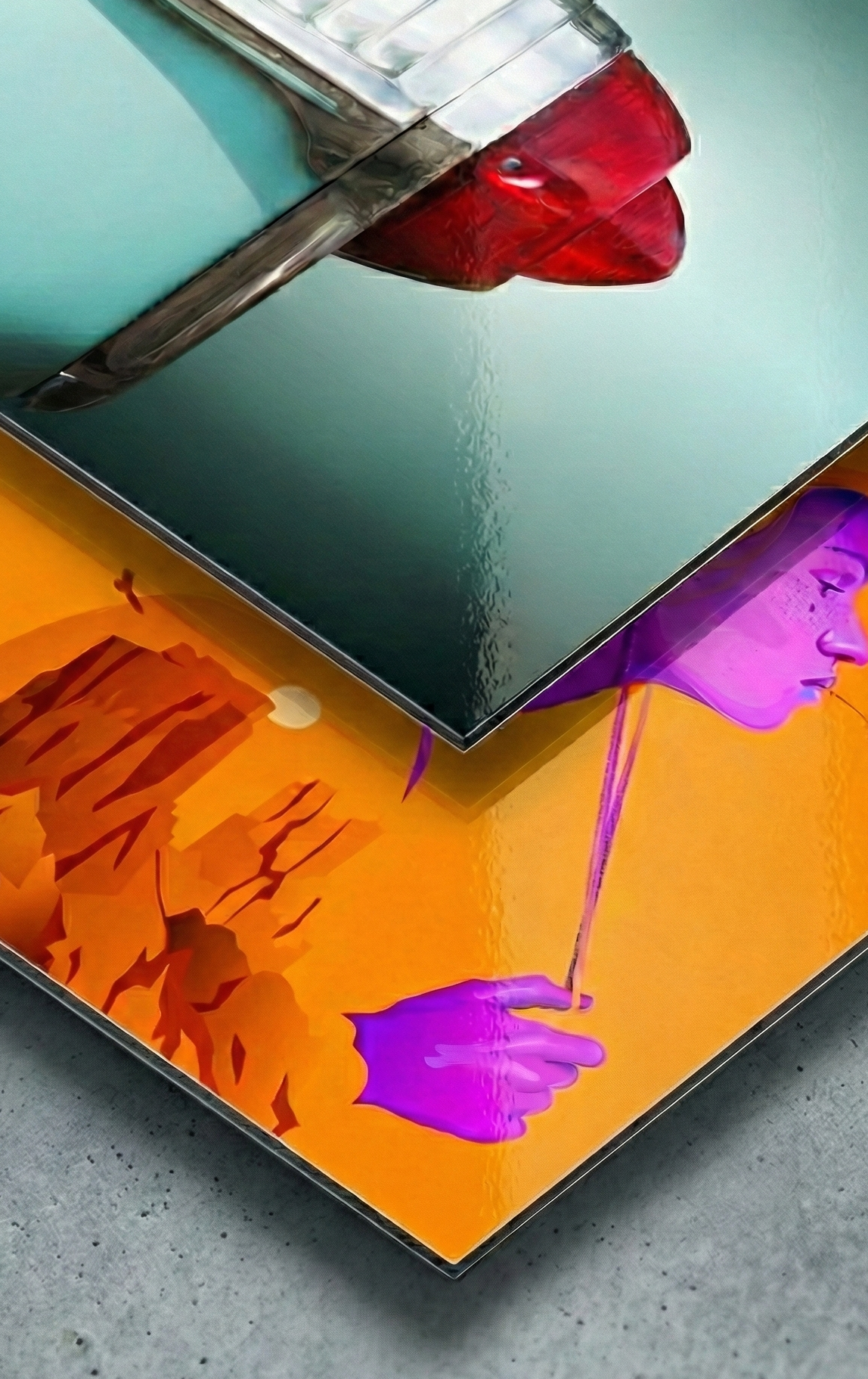 Alu Dibond Bild mit Aufhängung